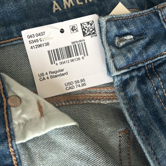 Dreamy Drape American Eagle Jeans size 4 - Picture 3 of 6